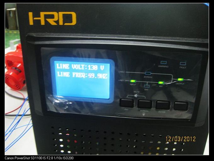 DC Start 120 / 220Vac Online High Frequency Ups With Surge Protection
