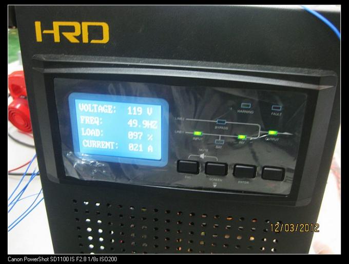 DC Start 120 / 220Vac Online High Frequency Ups With Surge Protection