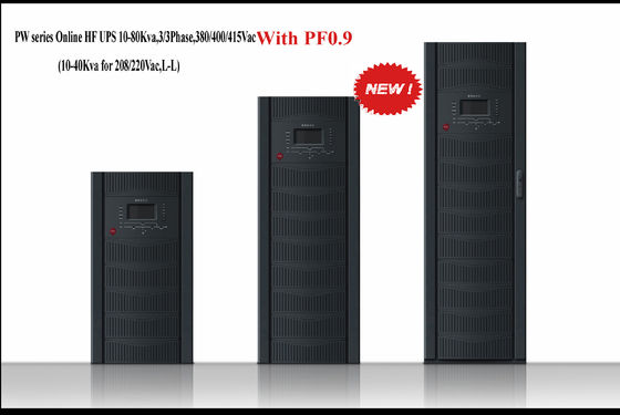 China OEM 415Vac Online High Frequency ups 80kva For Server Small Business factory