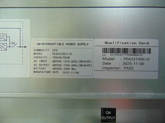 Online transformer based  UPS 10-200kVA ,High Volatge 480Vac/60Hz