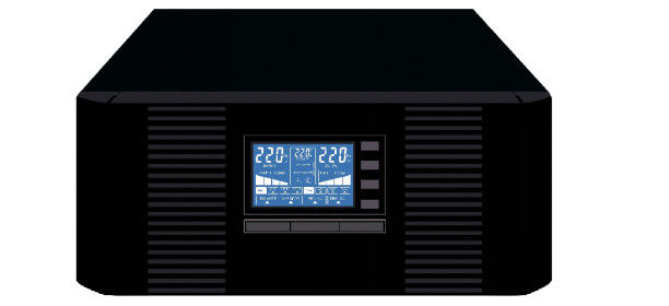 Pure Sine Wave Solar Power Inverter Black Color Long Life Working Time